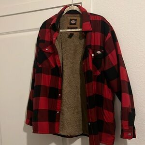 Dickies Flannel Jacket Red Large
